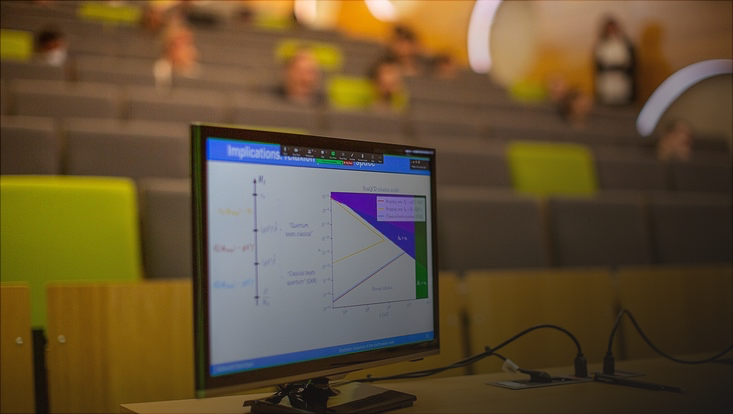 Monitor im Vorlesungsssaal