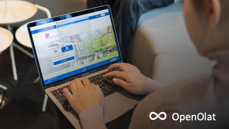 Open-Olat auf Bildschirm