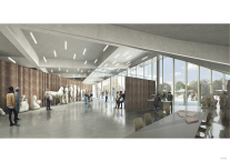 Entwurf des Ausstellungsraumes