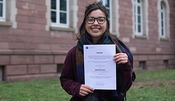 DAAD-Preisträgerin 2022: Irene Nardi. Foto: Lea Schmitt/Pädagogische Hochschule Karlsruhe