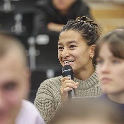 Ringvorlesung "Migration – Demokratie – Bildung". Foto: Andrea Fabry/Pdagogische Hochschule Karlsruhe