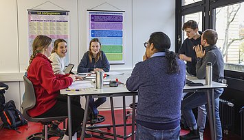 Schwerpunkte der Lehramtsstudiengänge an der Pädagogischen Hochschule Karlsruhe sind Grundschule und Sekundarstufe I. Foto: PHKA/FabryFoto: PHKA/Fabry