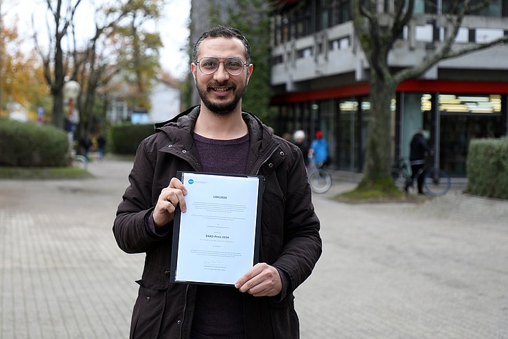 DAAD-Preisträger 2024: Ali Alhamwi. Foto: Pädagogische Hochschule Karlsruhe