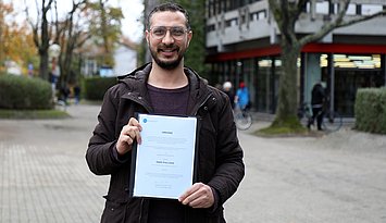 DAAD-Preisträger 2024: Ali Alhamwi. Foto: Pädagogische Hochschule Karlsruhe