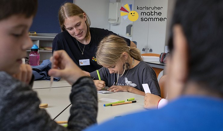 Karlsruher Mathe Sommer 2023: Lerndefizite ausgleichen und fit werden für das neue Schuljahr. Foto: Gustavo Alàbiso/PHKA